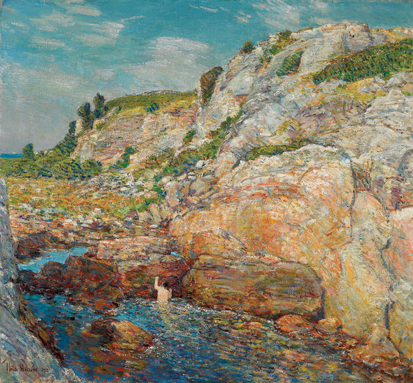 Frederick Childe Hassam, Northeast Gorge at Appledore, 1912, Samuel P. Harn Museum of Art, University of Florida, Gainesville, Museum purchase by exchange, gift of Louise H. Courtelis with additional funds provided by Michael A. Singer, 2004.22.  