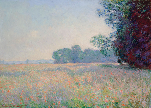 Claude Monet,  Champ d’avoine (Oat Field), 1890, Samuel P. Harn Museum of Art, University of Florida, Gainesville  Gift of Michael A. Singer, 1999.6.