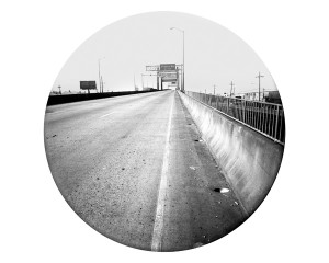 © Deborah Luster, Tooth for an Eye, Ledger 04-08, Location. Danziger Bridge, Date(s). September 4, 2005, Name(s). James Brissette (19), Notes. Killed by N.O.P.D. in the aftermath  of Katrina., 2008-2010. Toned silver gelatin print mounted on Dibond, dimension variable. Courtesy of the artist and Jack Shainman Gallery, New York.