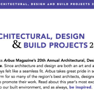 Architectural, Design & Build Projects 2016