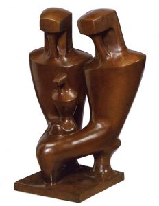 Agustin Cárdenas, Cuban (1927–2001), Family, 1991. Bronze with brown patina. Gift of friends of the Harn Museum of Art. 