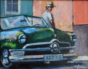 Paul Ladnier, Pride and Joy, oil on panel, 12x16