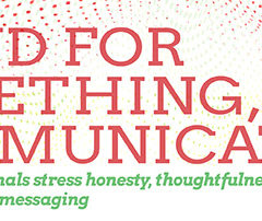 Stand for Something, Communicate  It 